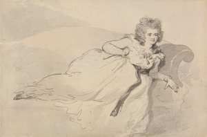 Mrs. Abington by Thomas Rowlandson